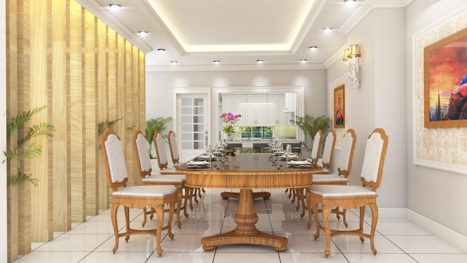 Phối cảnh phòng ăn