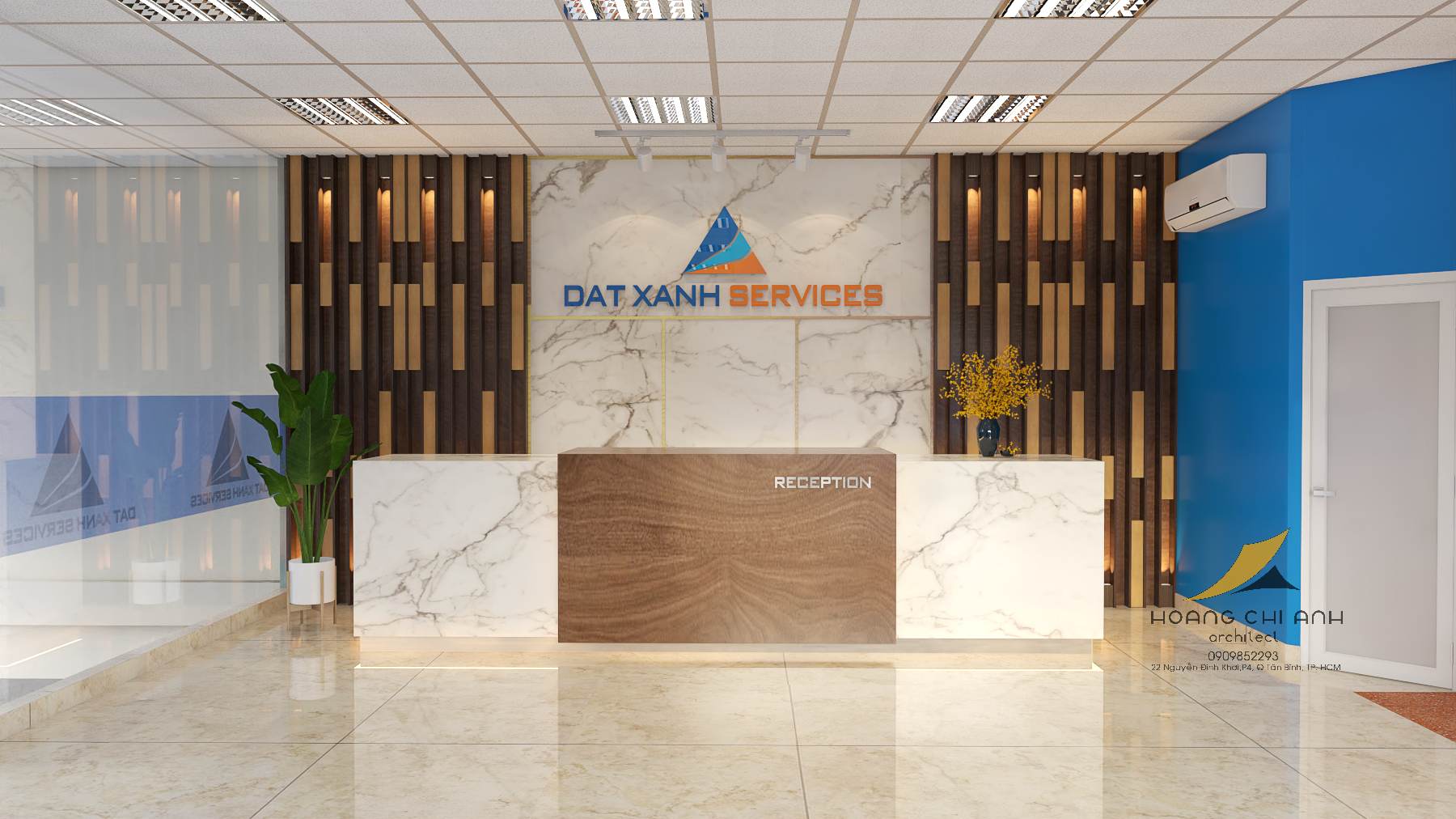 Cải tạo Văn Phòng đại diện Đất Xanh Services